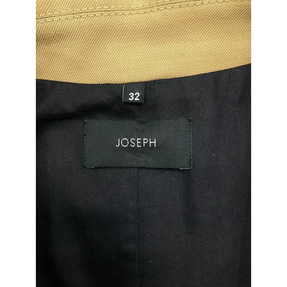 Joseph Tailored Camel Belted Gabardine Cape Size FR 32 / US 0 - Picture 4 of 6